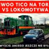 Wyścig Daewoo Tico na torach vs Lokomotywa Fablok